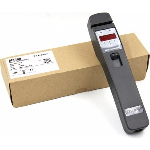 Handheld Mini AFI420S Fiber Optic Identifier Built in 1mw Visual Fault Locator Optical Fiber Cable Tester English menu