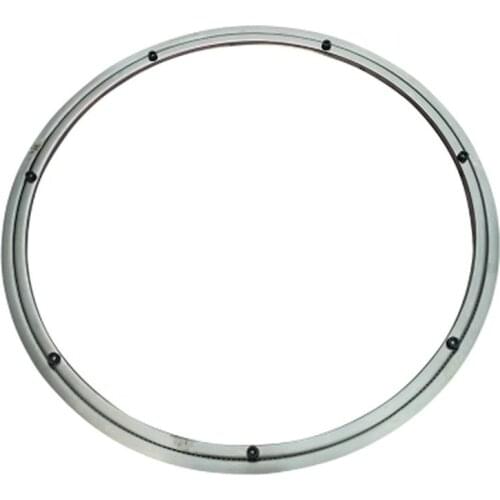 SS 28IN/70CM OD Solid Stainless Steel Lazy Susan Turntable Swivel Plate with Upgrade Anti Skid Soft Rubber Tips