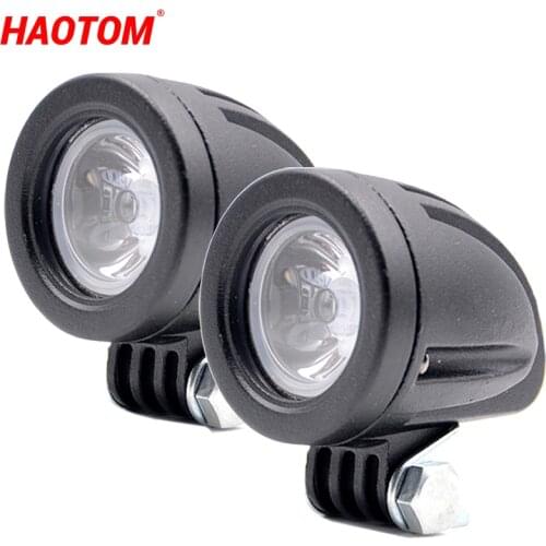 1Par 10W 1000LM Motorcycle LED Headlight Fog Light Lamp Auxiliary Light For Auto Car SUV Work Spot Light 12V 24V 6000K
