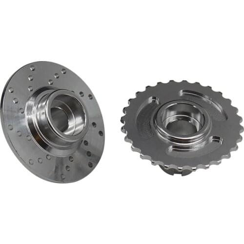 HOT RACING KYOSHO 1/8 NSR500 motorcycle aluminum alloy rear brake disc with main sprocket