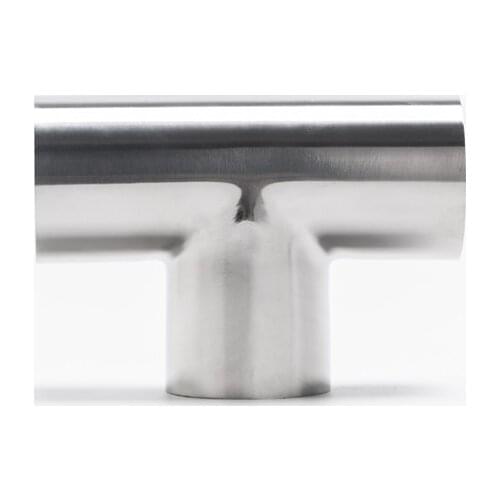 3/4" to 1-1/4" 304 Stainless Steel Sanitary Weld Tee Connector Pipe Fittings 3 Way Tee Fit For Home Brew