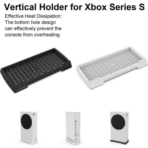 Game Console Vertical Holder Console Cooling Stand Plastic Vertical Holder Host Simple Support Base For Sony For Xbox Series S