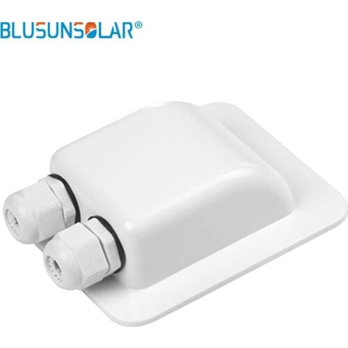 10 pec/lot ABS Solar Weatherproof ABS Solar Double Cable Entry Gland for All Cable Types 2mm2 to 6mm2 for Solar Project on RV
