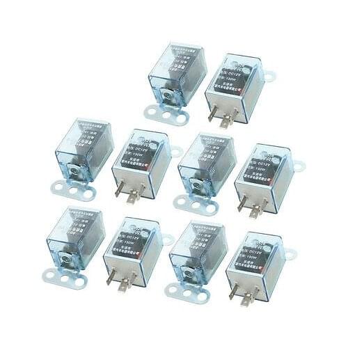 DC12V/24V 3 Pin LED Pilot Lamp Car Flasher Relay for Turn Singal Light 120W 10 Pcs