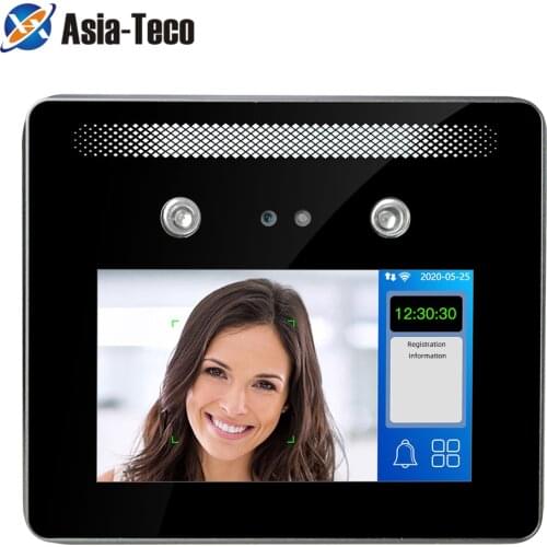 5 inch Touch Screen Dynamic Face Recognition Device TCP/IP Employee Time Attendance Access Control System Support Multi language