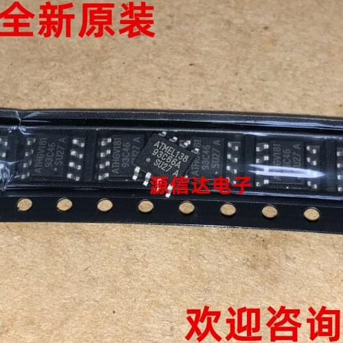 5PCS picture shooting of SOP-8 automobile memory with new original AT93C66 AT93C66A-SU27 patch