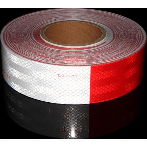 50mm width 45.7m Micro Prismatic Sheeting Reflective Tape Stickers Bike Reflector Stickers Bicycle Light Highly Reflectors Tapes