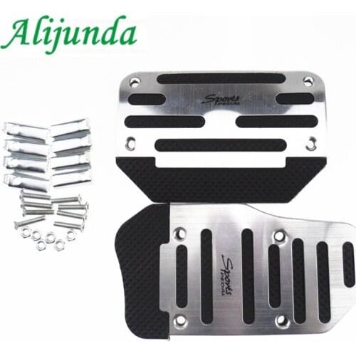 Aluminum Auto Parts Air Brake Pedal Pedi, Styling Sticker Cover for Jaguar Volvo S40 S60 S80 XC60 XC90 V40 V60 C30 XC70 V70