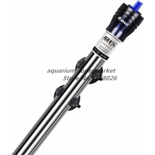 Stainless Steel Adjustable Automatic Aquarium Fish Tank Water Temperature Thermostat Heater Mini Electric Heater