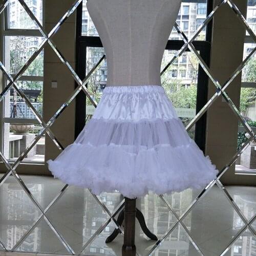 Ball Gown Underskirt Cosplay Swing Short Dress Petticoat Gothic Lolita Petticoat Ballet Tutu Skirt Rockabilly Crinoline