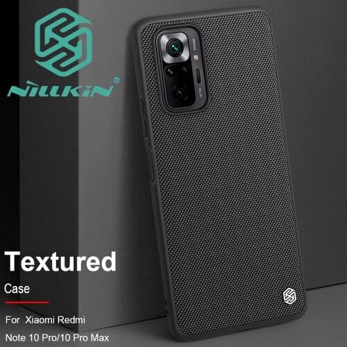 Nillkin Case For Xiaomi Redmi Note 10 Pro nylon Cover Textured Texture Pattern