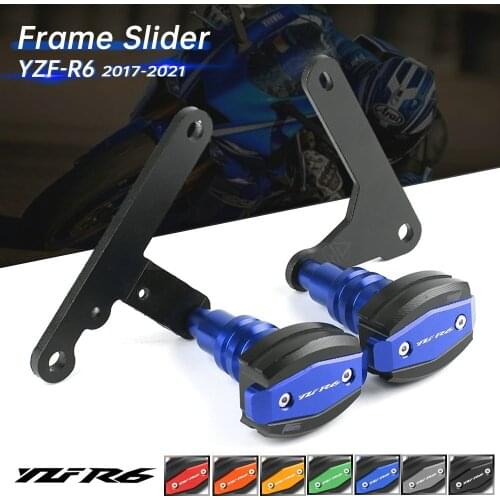 For YAMAHA YZF R6 2017 YZFR6 2021 2020 2019 2018 Motorcycle Falling Protection Frame Slider Fairing Guard Crash Pad Protector