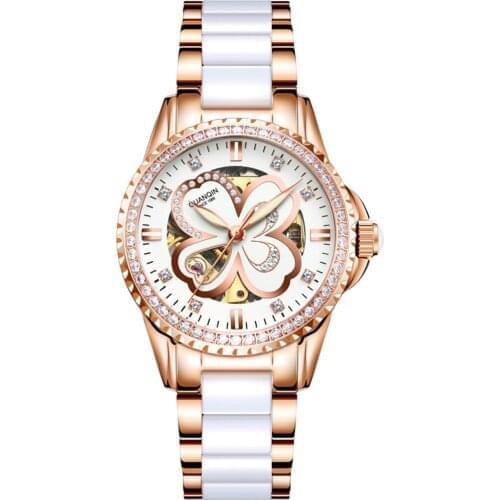 GUANQIN Ceramic Ladies Watch
