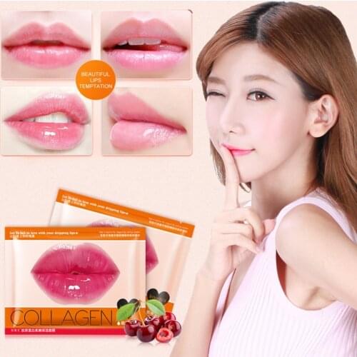 Collagen Lip Gel Mask Hydrating Pads Repair Remove Lips Lines Moisturizing Exfoliating Anti Wrinkle Lip Mask Skin Care TSLM2
