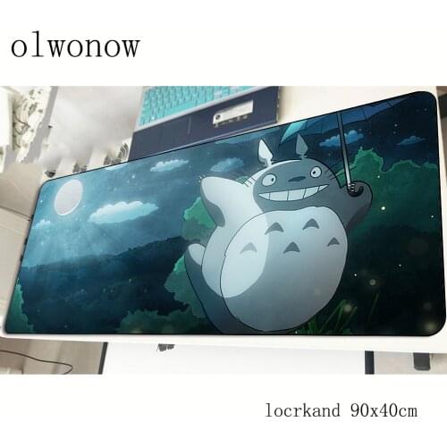 Totoro mousepad 90x40cm Gorgeous gaming mouse pad gamer mat Cartoon game computer desk padmouse keyboard large play mats