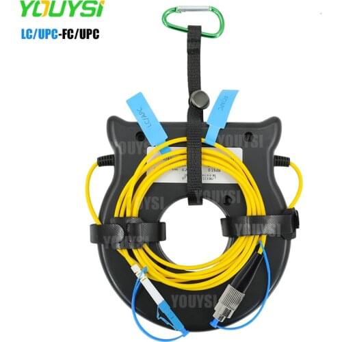 LC/UPC-FC/UPC OTDR Fiber Launch Cable Box 150m/300m/500m/1km SM 9/125μm OTDR Fiber Rings SM 1310/1550nm Fiber Tester
