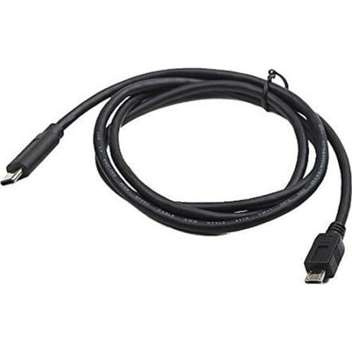 Micro USB 2.0 B to USB C Cable GEMBIRD CCP-USB2-mBMCM-6 1,8 m Black