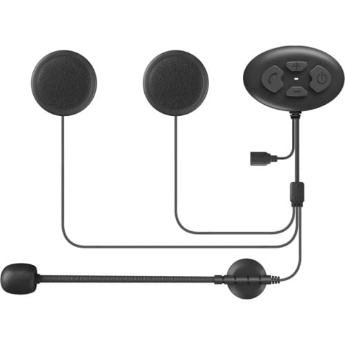 Motorcycle Bluetooth5.0 Intercom Waterproof Helmet Headset Stereo Music Wireless Interphone