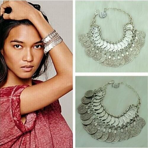 Ztech New Hot Sale Fashion Lucky Statement Coin bracelets Handmade Cheap Vintage bracelets Jewelry Wholesale Factory Price