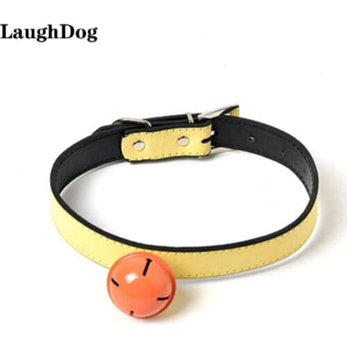 Cartoon Bell Dog Cat Collar With Bell Adjustable Polyester Buckle Collar For Small medium Dogs Cats Dog Accessories Chihuahua