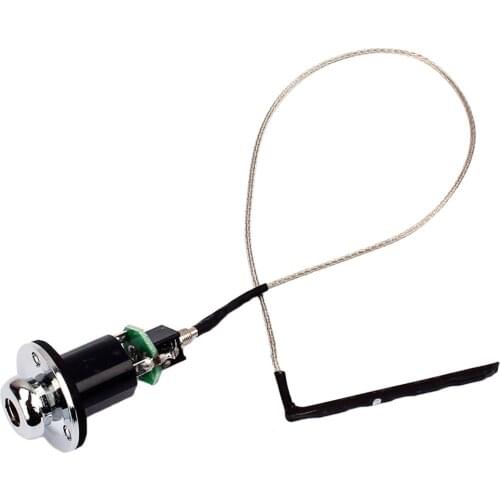 Piezo Pic-kup Transducer Cable 6.35mm Socket Plug Replacement Parts for 4 String