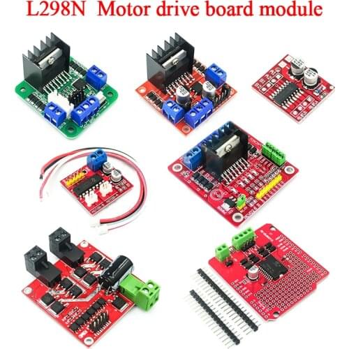 L298N Driver Board Module Mini L298N Stepper Motor Smart Car Robot Breadboard Peltier L298 DC Motor Driver for