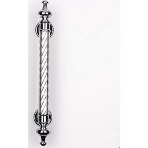 350mm modern simple fashion big gate door handles silver black purple unfold install wood door handles home office door pulls