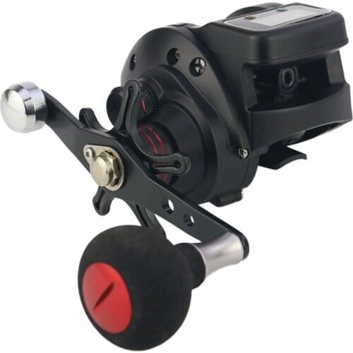 Baitcasting Fishing Reel with Line Counter 13+1 Shielded Ball Bearings 6.3:1 Gear Ratio Fishing Reels with Crank Handle YS-BUY