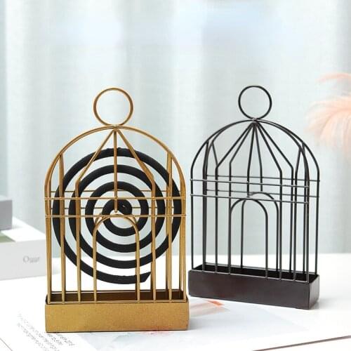 Nordic Retro Iron Insect Mosquito Coil Holder Innovative Home Incense Sandalwood Mosquito Repellent Coil Incense Holder