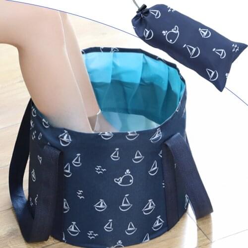 Collapsible Bucket Portable Travel Foot Bath Tub Soaking Bath Basin Foot Spa Soaking Feet Home Pedicure Basin Outdoor Camping