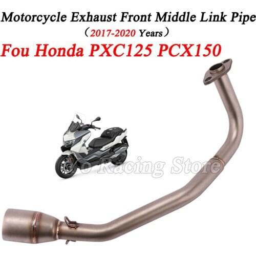 Slip On For Honda PCX 125 PCX 150 PCX125 PCX150 2019 2010 - 2020 Motorcycle Exhaust Escape Modified Front Connection Link Pipe