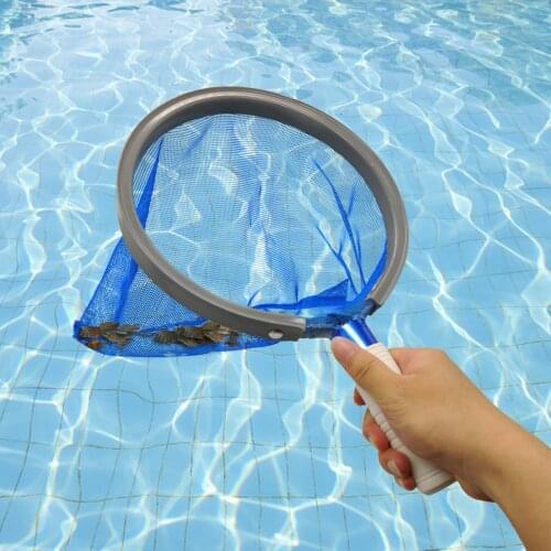 Swim Pool Cleaner Heavy Duty Pool Leaf Catcher Rake Fine Mesh Frame Net Skimmer Rubbish Aquarium Hot Tub Cleaning Tools 2021 New