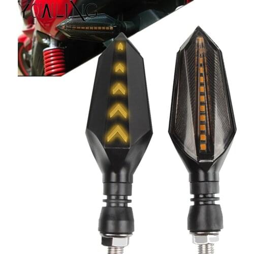 Universal Motorcycle LED Flexible Turn Signal Indicator Amber Light for 390 2013-2018, 125/200, 250 2017 2018