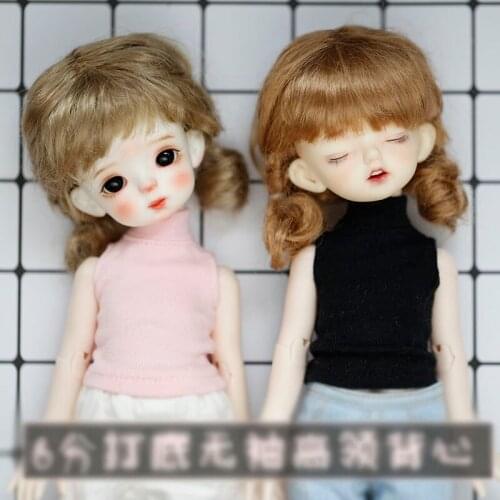1/6 SD Yosd BJD baby vest accessories sleeveless high collar bottom vest doll clothes Doll accessories