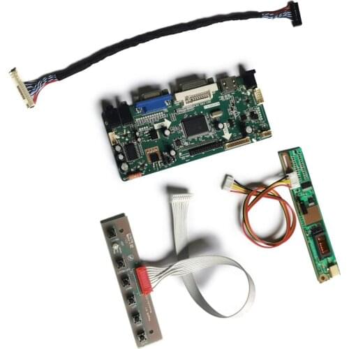 1280*800 M.NT68676 monitor controller board DIY kit Fit QD15TL01/QD15TL02/QD15TL03/QD15TL04 LVDS 30 Pin panel 1CCFL VGA DVI