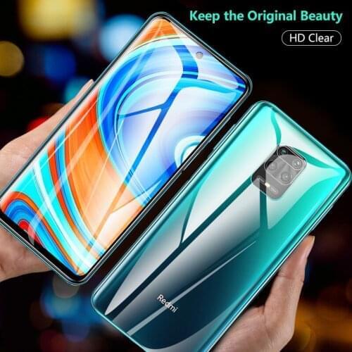 Lamorniea 3D Curved Film For Xiaomi Redmi Note 9s 9 Pro max Screen Protector Full Cover Explosion proof Hydrogel Film Not Glass