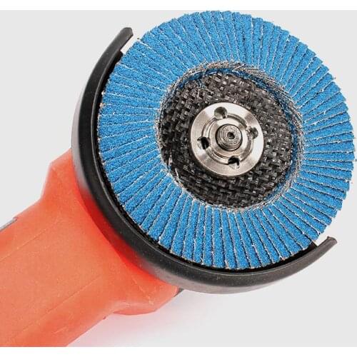 1 Angle Grinder Wheels blue Zirconium Oxide 100mm Flap Sanding Abrasive Discs Bore 80 Grit 16mm Hole Size Tools