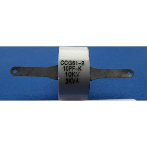 CCG61-2 10PF-K 10KV 3KVA high frequency drum type high voltage ceramic dielectric capacitor