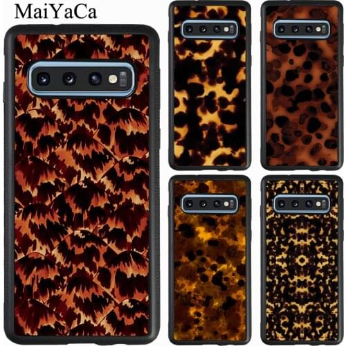 Tortoise Shell Marble Pattern Case For Samsung Galaxy A51 A71 A21S A20e A31 A50 A70 M21 M31 S9 S10 S20 Plus Note 20 Ultra