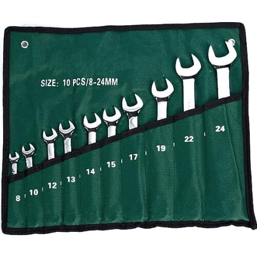 Citop 8/10/14PCS Two Use Universal Key Ratchet Spanners Car Repair Socket Head Wrenches Adjustable Wrench Sets Hand Tools