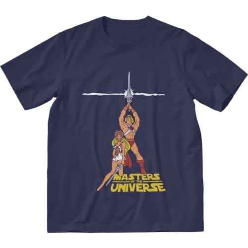 Classic Vintage He-Man And The Masters Of The Universe T Shirt Men Short Sleeve Cotton T-shirts Eternia Tee Harajuku Tshirt Gift