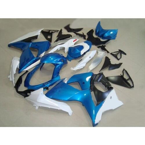 Injection mold Fairing kit for SUZUKI GSXR1000 K9 09 10 GSXR 1000 2009 2010 gsxr 1000 ABS Blue white Fairings set+gifts ST04