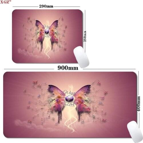 Creative Butterfly Mouse Pad Gamer Table Mat Large M L XL XXL Computer Game Peripheral Accessories Children and Adult Mouse Pad