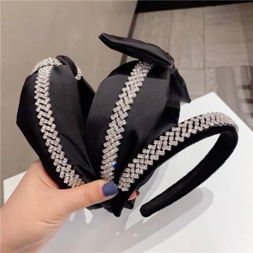 Black Golden Flower Cross women Hairbands Hair Accessories For Girls Hair Band Hair Bows Hairband Headbands For Women