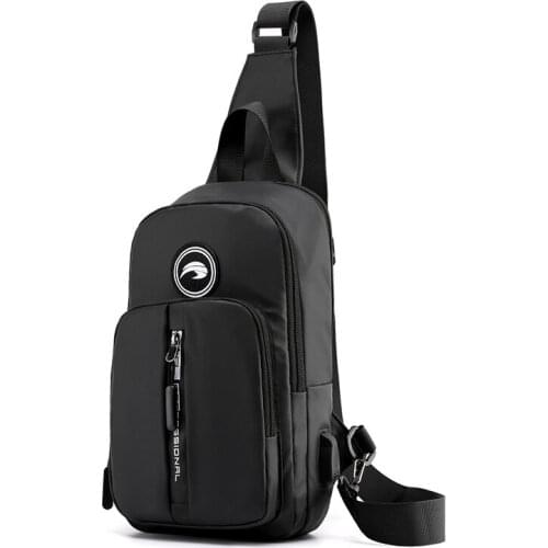 Weysfor Fashion Chest Bag Simple Crossbody Storage Bag Travel Small Backpack Black Crossbody Bag Shoulder Bag Satchel Hand Bags