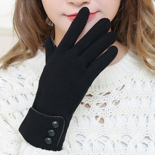 Fashion Outdoor Ski Gloves Non-down Fleece Touch Screen Gloves Full Finger Hand Gloves Wind Protect Hands Winter Warm Gloves