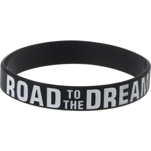 Motivational Bracelets Silicone Rubber Band Elastic Inspirational Bracelets Gift AXYD