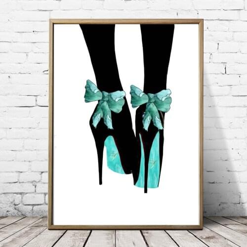 New Diamond Painting Fashion High Heels Book Flower Salon Wall Art Painting Nordic Modern Rhinestone Embroidery Mural Girl Room