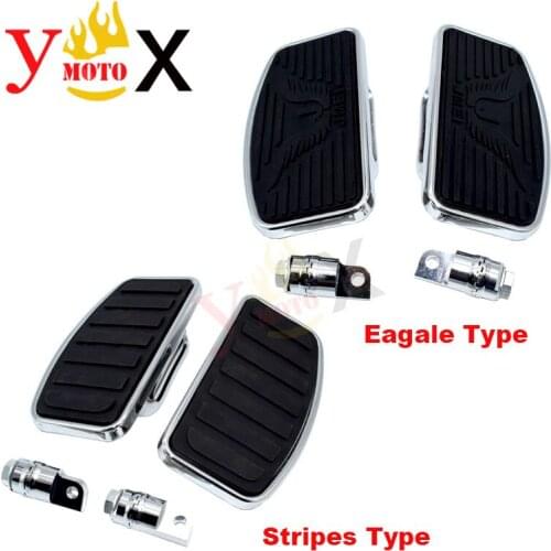 Front/Rear Modified Footboard Footrest Foot Pedal Floorboard For Harley Sportster XL883 XL1200 Custom Dyna Street Fat Bob 72 48