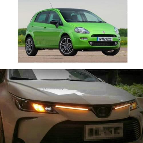 LED Daytime Running Light DRL Turn Signal Lamp For Fiat 500 punto 500c 500L 500X BARCHETTA BRAVA BRAVO CROMA FIORINO FREEMONT